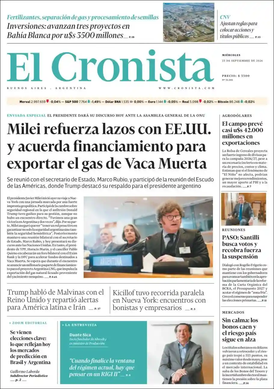 Estudios Max | EL OBSERVADOR MISIONERO - Tapa del diario Cronista