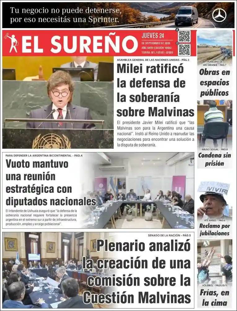 Estudios Max | EL OBSERVADOR MISIONERO - Tapa del diario El Sureño
