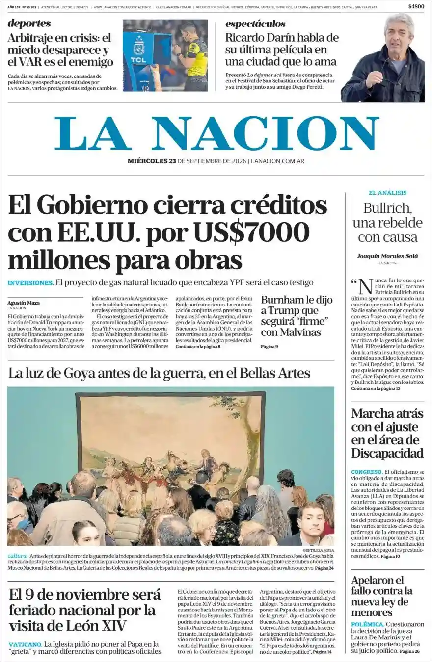 Estudios Max | EL OBSERVADOR MISIONERO - Tapa del diario Nacion