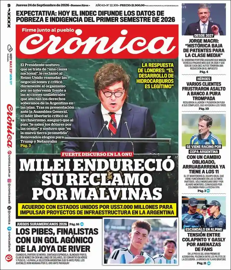 Estudios Max | EL OBSERVADOR MISIONERO - Tapa del diario Crónica